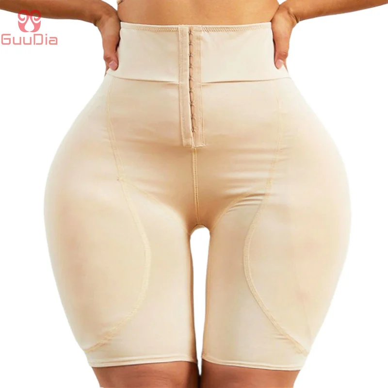 

GUUDIA Sponge Hip Enhancer Adjustable Row Buckle Waist 6Xl Tummy Control Sexy Butt stretchy Women Shapewear Shaper Panty Girdle