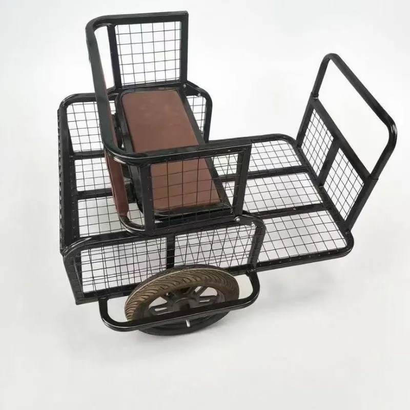 كشك مقطورة معلق على شكل دلو للسيارة الكهربائية الخارجية لنظام سقي الحديقة باللون الأسود #3