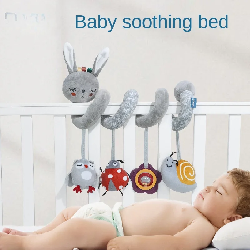 

Детская кроватка в виде серых животных с удобным захватом