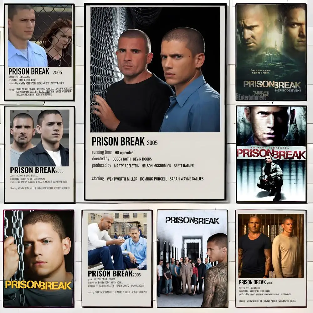 p-Prison b-Break Poster Wall Art Print Poster Decorative Mural Home Decor Gift Unframed