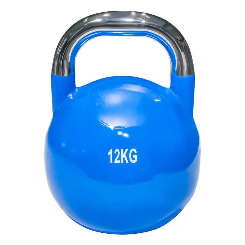 Kettlebells do przysiadów, czajnik do podnoszenia przysiadów, sprzęt do ćwiczeń siłowych w gospodarstwie domowym, cała stal, 4-20 KG