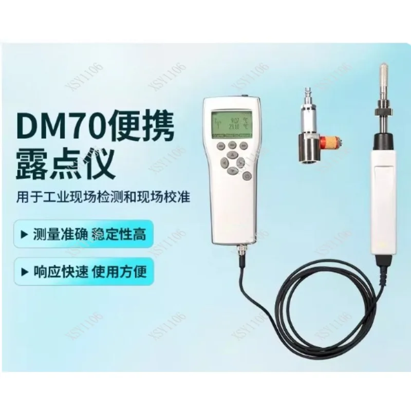 DM70 Handheld Temperature Gauge with MI70 DMP74B Probe Dew Point Meter Portable Measurement Tool