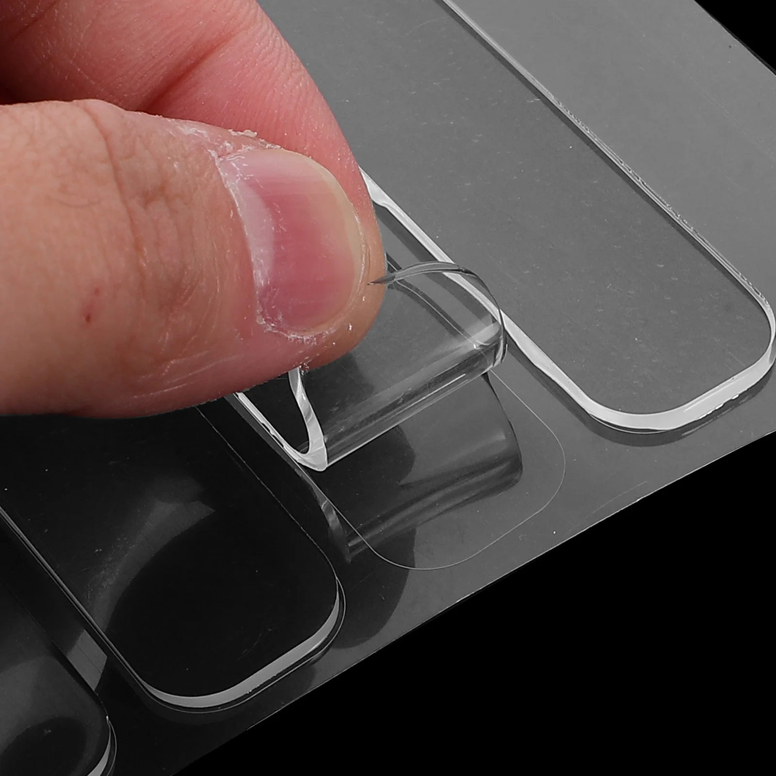 16Pcs Clear Silicone Door Bumpers Self-Adhesive No-Drill Cabinet Wall Protector Noise Reduction Pads for Furniture