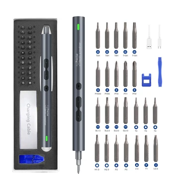 28/62 in 1 Electric Screwdriver Set Precision Power Tool Kit Rechargeable Cordless Mini Small Bit For Xiaomi Mobile Cell Repair