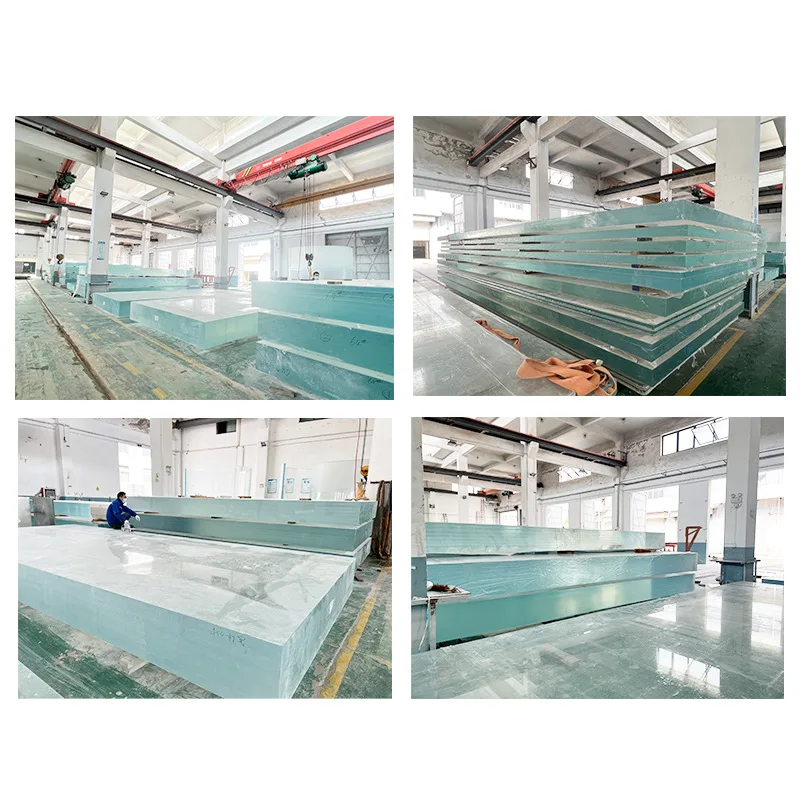 Custom. Acrylic Fish Factory Design and Construction Aquarium Exhibition Display Embedded Large Acrylic Ecological Fish Tan