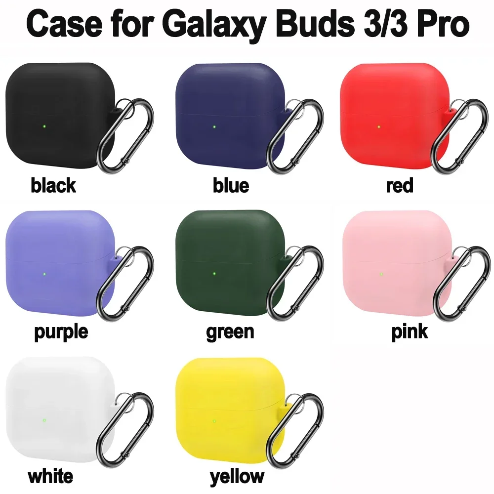 1 حزمة سيليكون حامي الحال بالنسبة لسامسونج غالاكسي براعم 3 3 برو الغطاء الواقي لسامسونج Buds3 براعم 3Pro سماعة الوفير