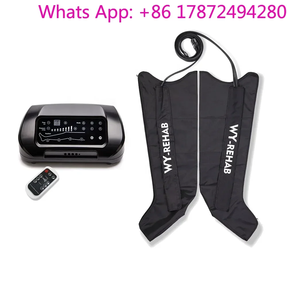 CE Approved Medical Leg Circulation Machine Air Compression Massager (Black)