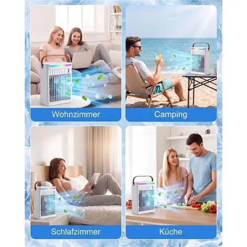 B51CNEW! 700 Ml Air Conditioner With 2/4/6 Hour Timer And LED Light