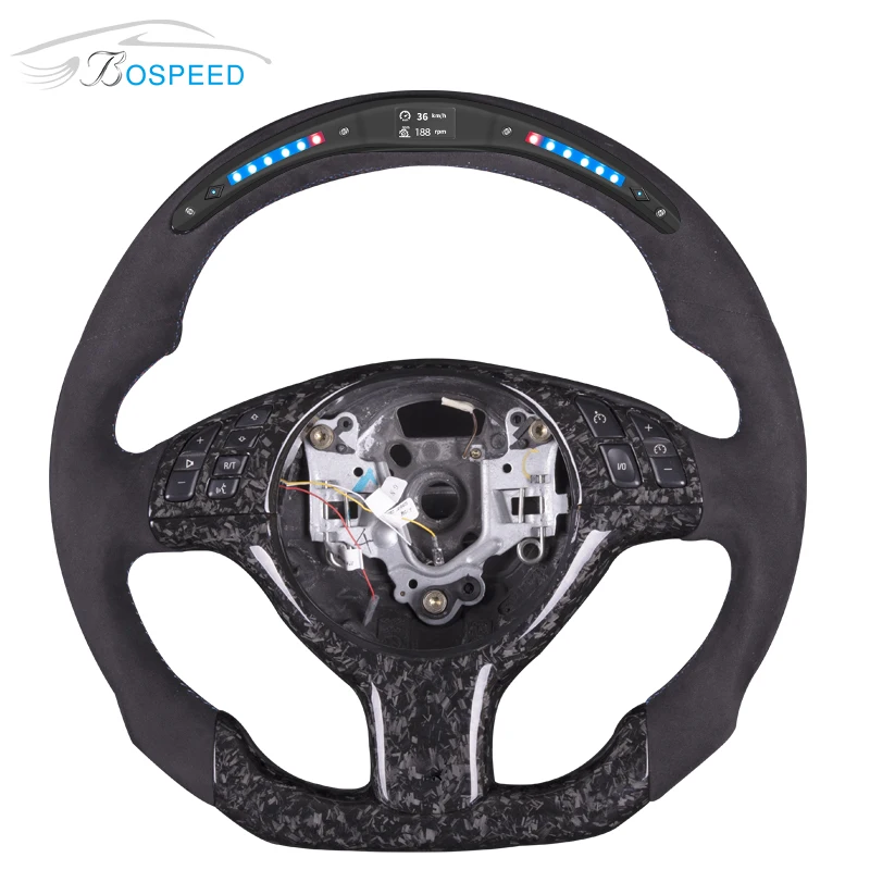 

Real Forged Carbon Fiber Steering Wheel For E46 E39 X5 E53 M3