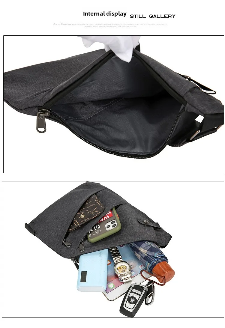 Multi Functional Sports Waist Bag 2025 New Trendy Close Fitting Shoulder Bag Anti-theft Lightweight Close Fitting Chest Bag