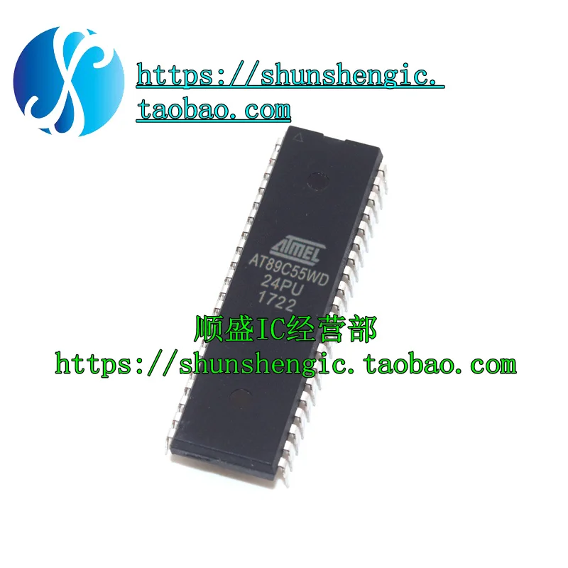 

5pieces AT89C55WD-24PU ATMEL DIP-40