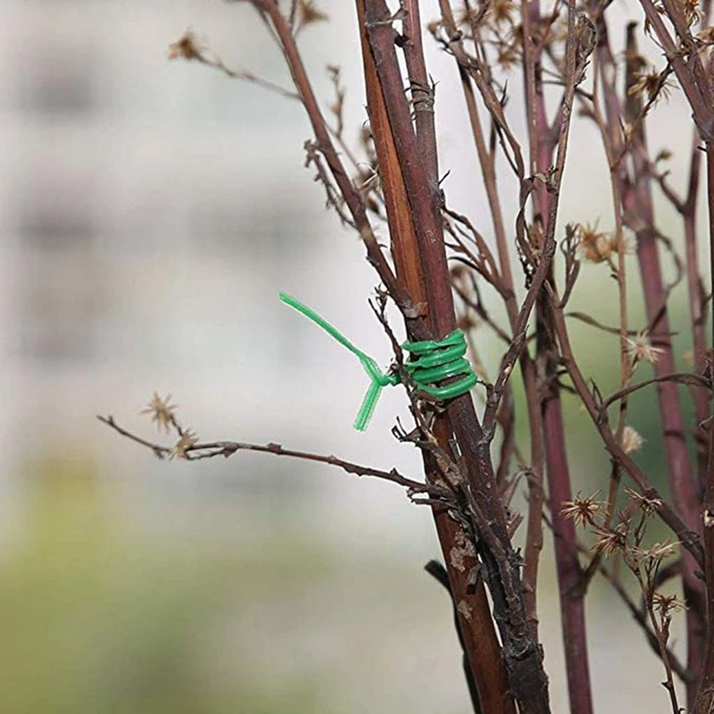 2x Tuinieren Gedraaide Draad Met Tuinieren Gedraaide Groene Draad, Thuisgebruik, Kantoor (20M, Groen)