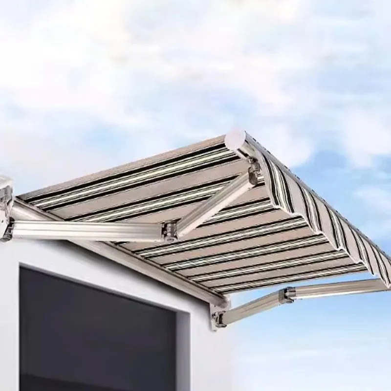 Custom 5mx2m Garden Electric Motorised Manual Awning Door Outdoor Retractable Canopy Patio Shelter Sun Shade Retractable With
