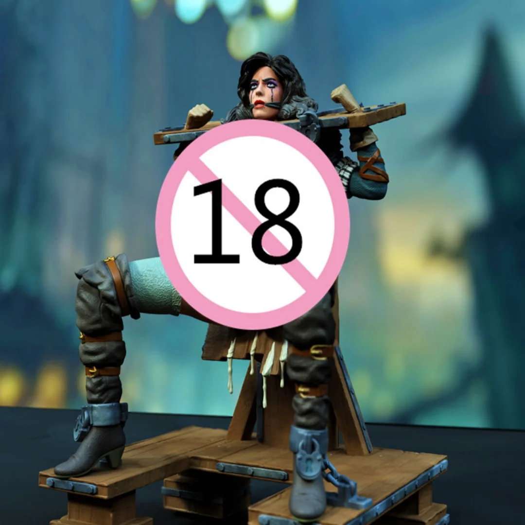 

1/24 Scale Resin Figure Yenefa in captivity Nsfw Two versions Model Kit Unassembled Unpainted 3D printing statue toy 484