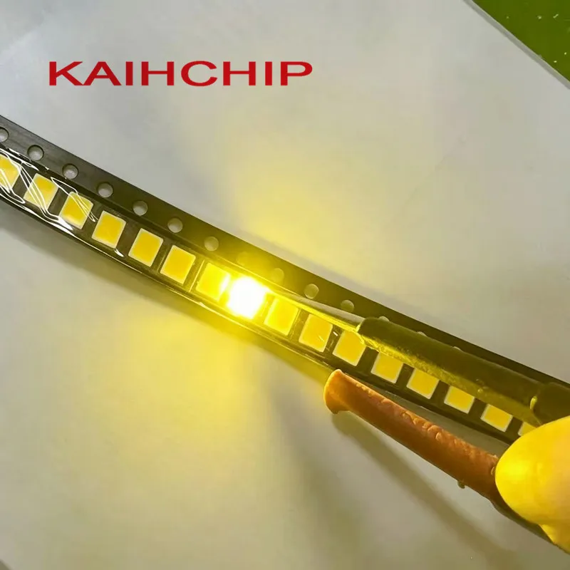 Image of 100-1000 Stück 2835 SMD LED-Chip 0,2W 3V Zitronengelb Ultra Helle LED-Perlen Kupferhalterung Lichtperle für Mückenlampe Beleuchtung