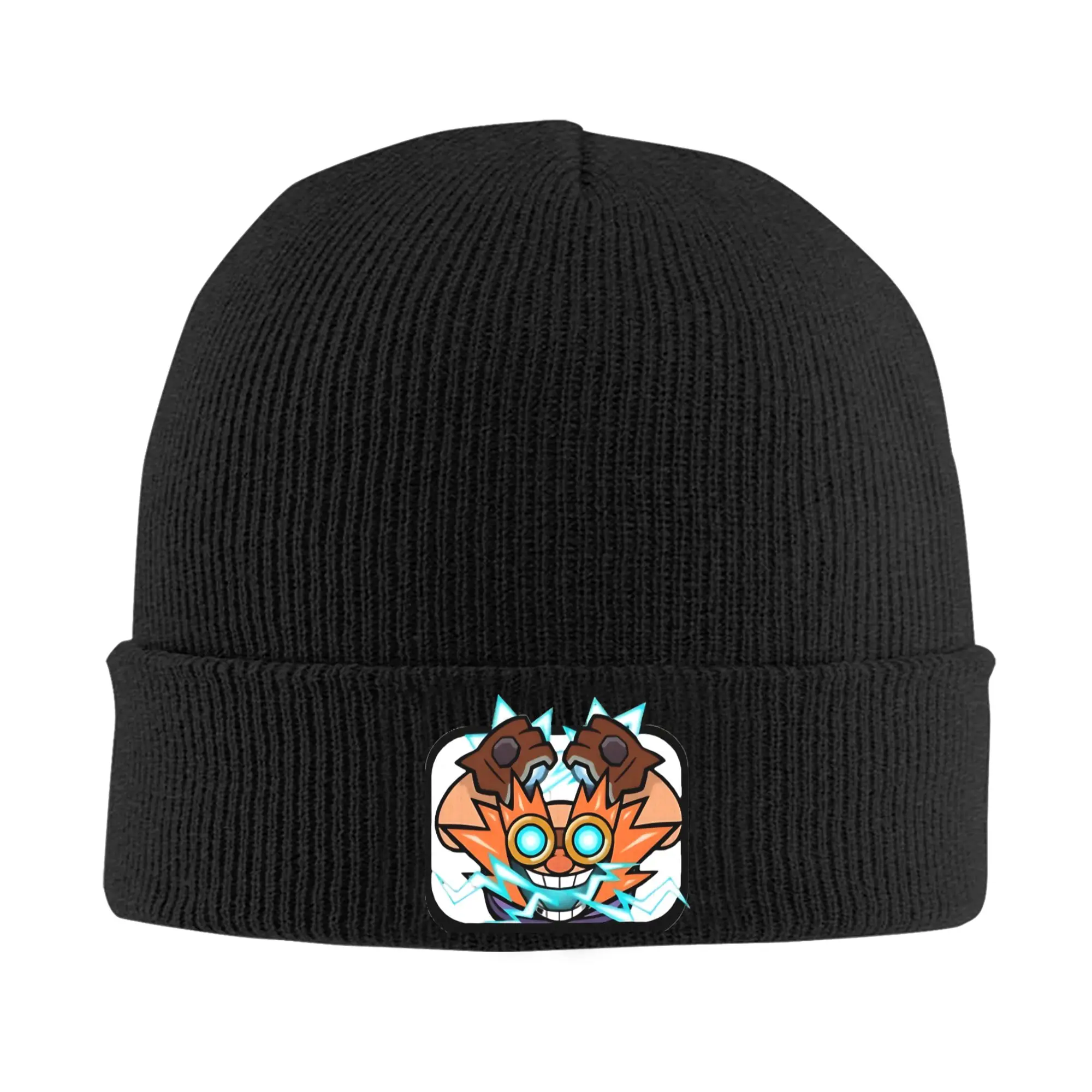 Electro Giant Energy Flow Clashh Game Royaled Inspired Design Hat Autumn Winter Beanie Fashion  Caps Unisex Acrylic Skullcap,