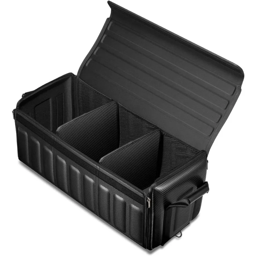 

Universal Collapsible Heavy Duty Trunk Organizer with Lid for Tesla Model Y Juniper 2025 26 Model 3 Y S X Cybertruck SUV Sedan