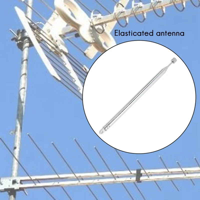 7 Section AM Radio, FM, TV Expansion Antenna Aerial 66 cm long