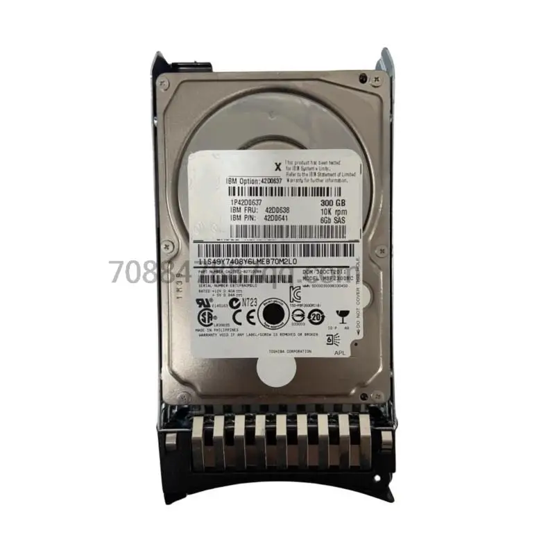 

original 100% authentique IBM 42D0637 6GB SAS 42D0638 300G 10K 2.5 42D0641