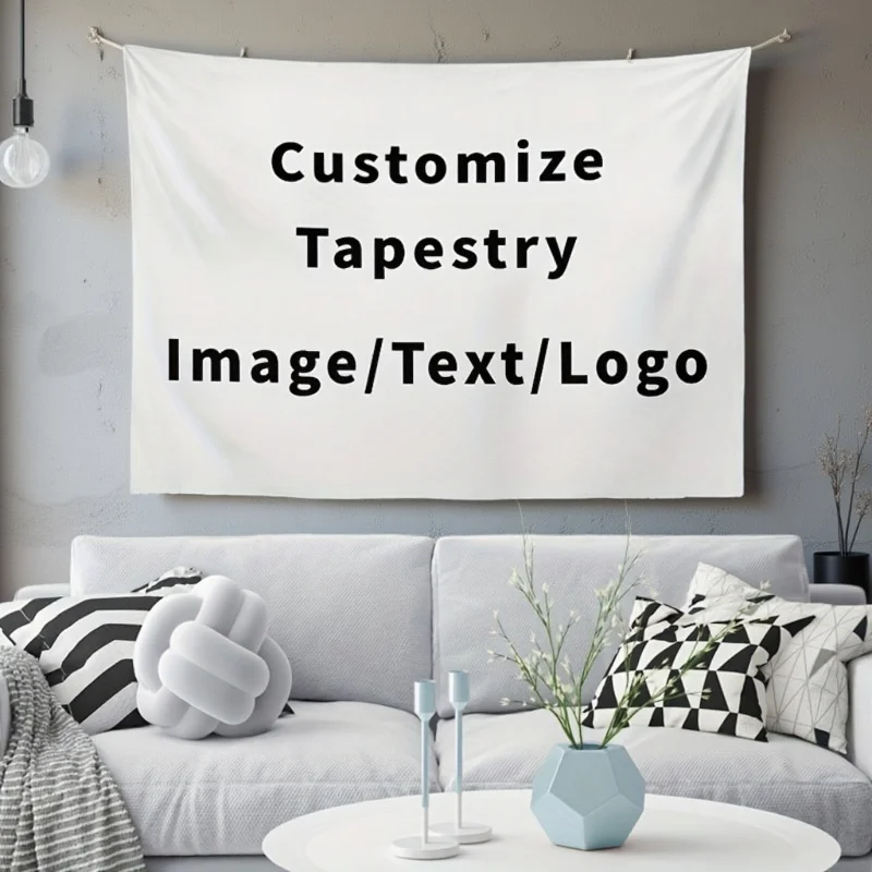 Personalisierter Wandteppich mit Eigenem Foto, Wandbehang für Schlafzimmer, Wohnzimmer & Studentenwohnheim, Moderne Wohnkunst – Detail 5