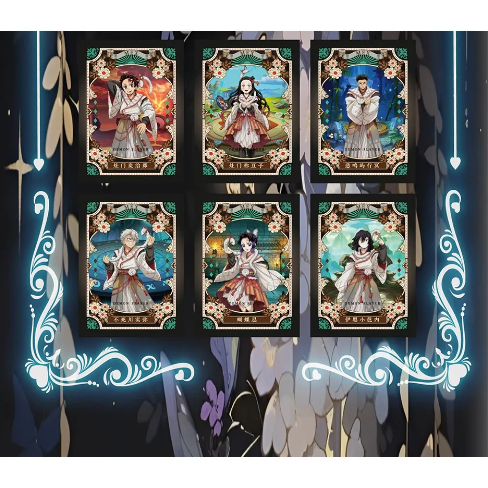 Popular Anime Demon Slayer Cards Rengoku Kyoujurou Kamado Tanjiro Infinite City Secret Series Peripheral Collection Cards Gifts