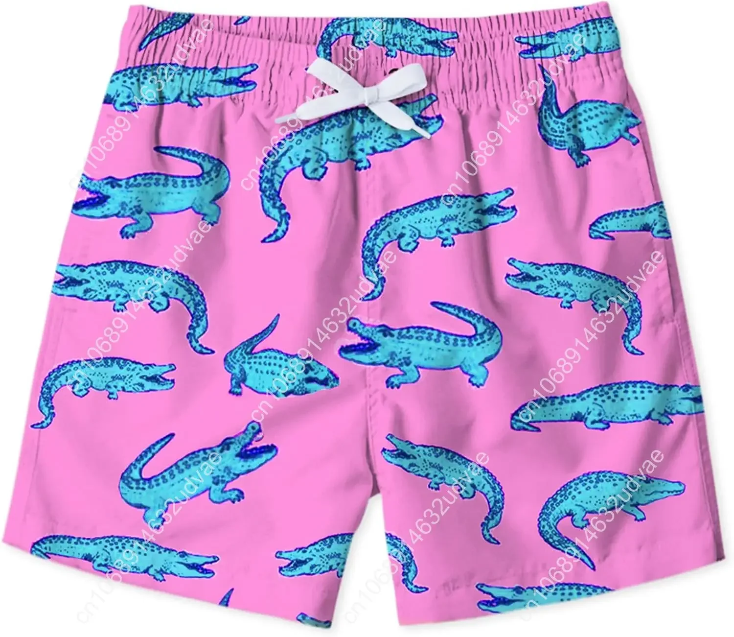uideazone Boys Swim Trunks 3D Funny Print Surfing Board Shorts Quick Dry UPF 50+ Swimsuit Beachwear with Mesh Lining 2-12T