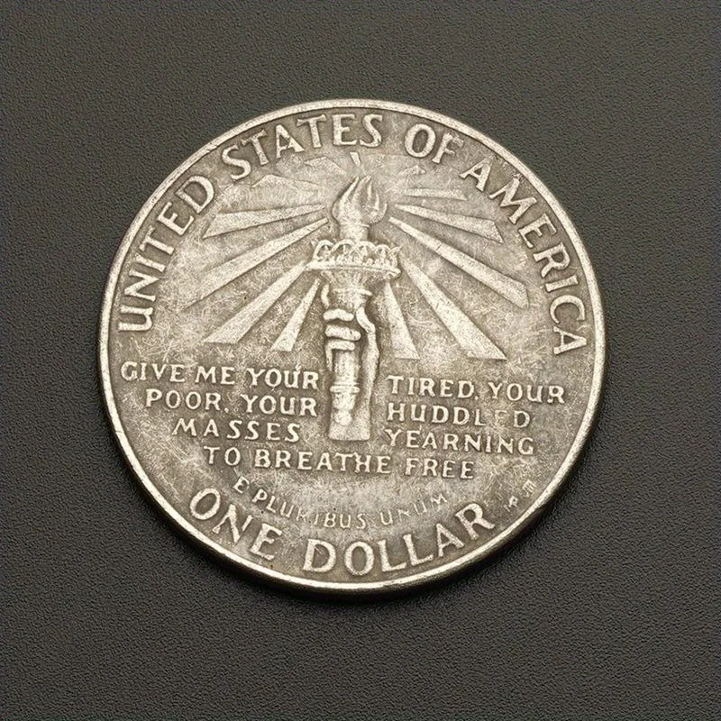 1906 تمثال الحرية الأمريكي 1 دولار عملة الشعلة عملة تذكارية