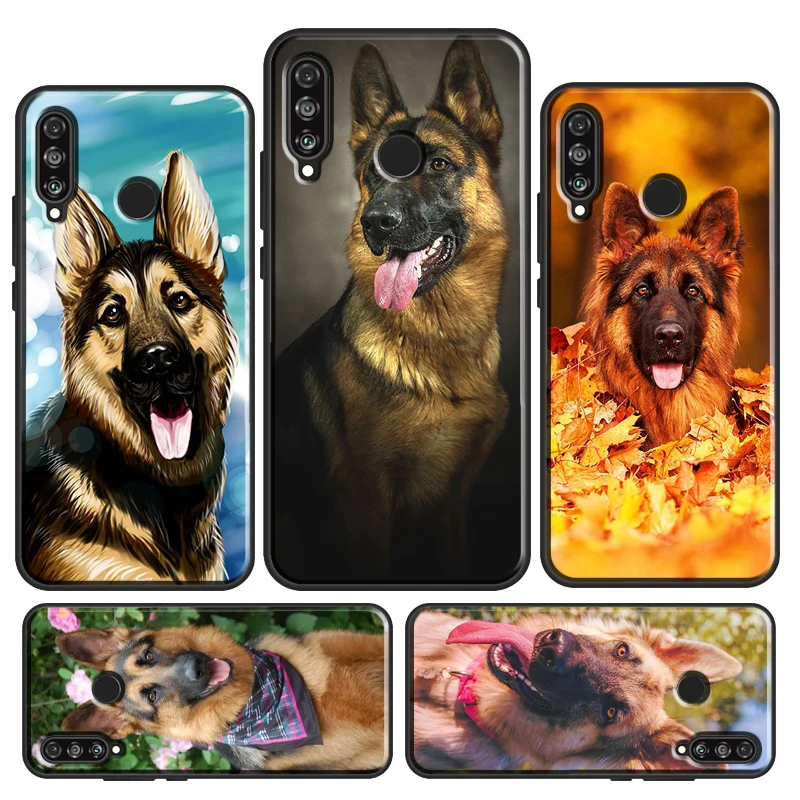 German Shepherd Dog For Honor 50 Pro X7 X8 X9 Case For Huawei P20 P30 P50 P40 Lite P Smart Z 2019 Nova 9 5T