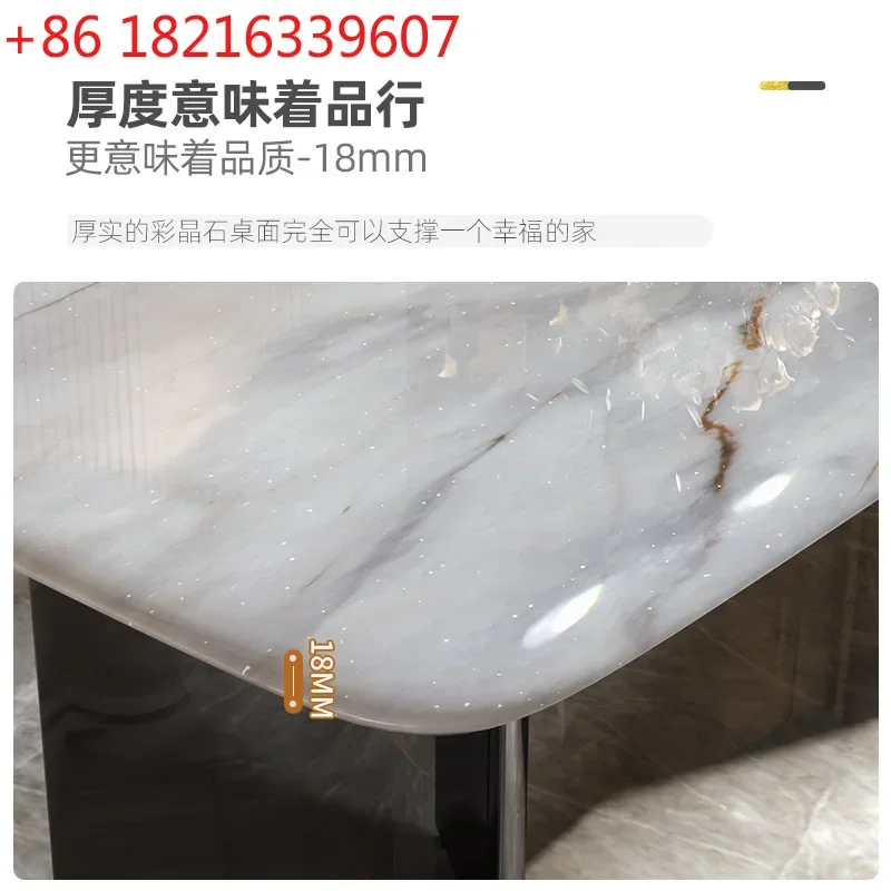 YAO light luxury style natural colored spar luxury stone marble high-end advanced sense new model