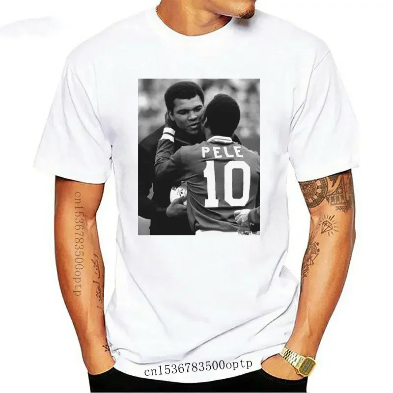 Mens Clothes  Pele And Muhammed Ali Meet Unisex T-Shirt Men'S T-Shirt  Est 100?otton Brand  T-Shirts 3D Printed T-Shirts??