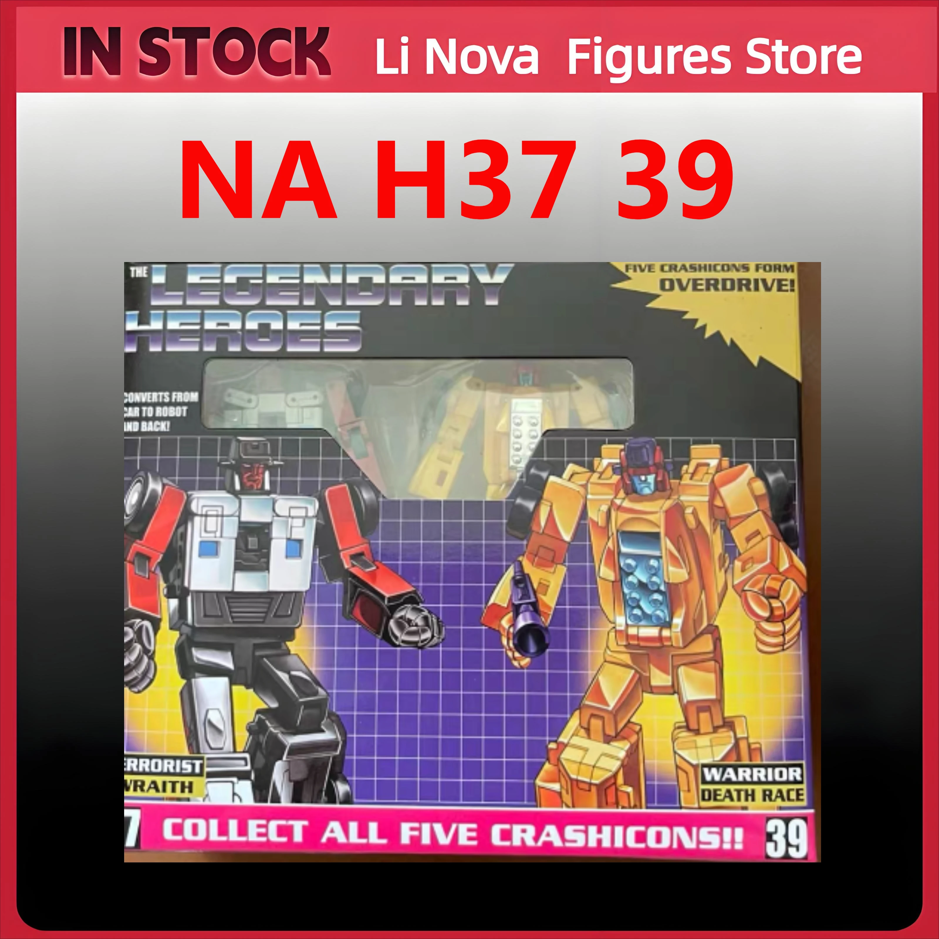 【In Stock NOW】 NA Flying Tigers Combo Set A NA H37 Reckless H39 Robbery Transformation Toy Posable Robot 24 Hours Delivery