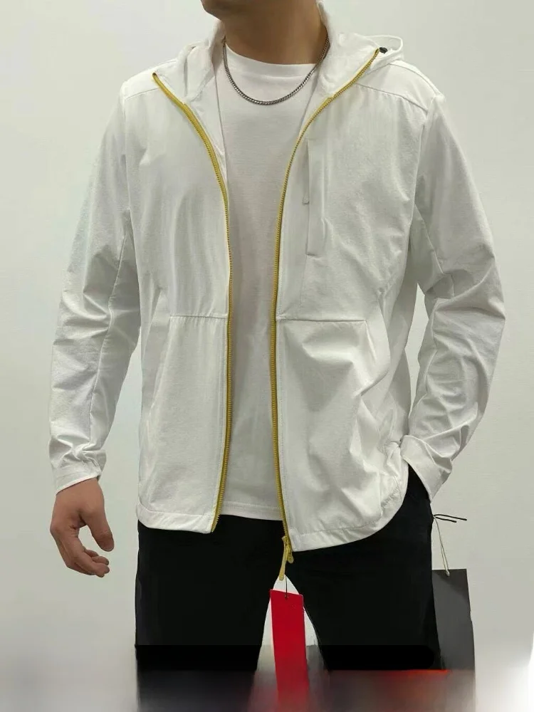 

High-End Outdoor Climbing Series 3D Cut Men's Sport Quick Dry Elastic Jacket Casual Style Long Sleeve Zipper Closure UV Prote...