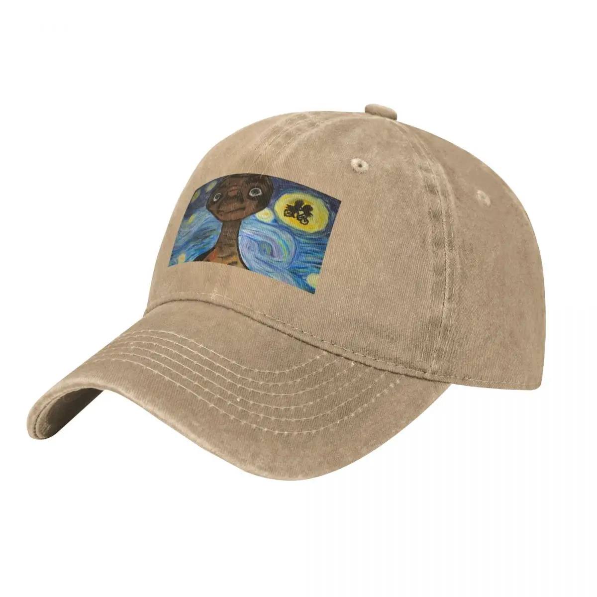 

ET dressed as Mona Lisa on a Starry Night. (Universal Beauty) Baseball Cap Kids Hat sun hat Hat Beach Women's Beach Visor Men's