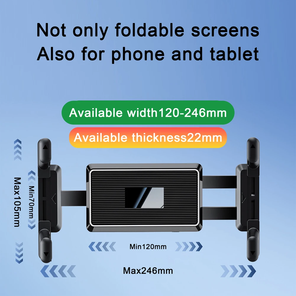 

Bicycle Mobile Phone Tablet Stand Anti-Slip Bicycle Handlebar Tablet Cell Phone Mount 360° Rotatable for Indoor Gym Treadmill