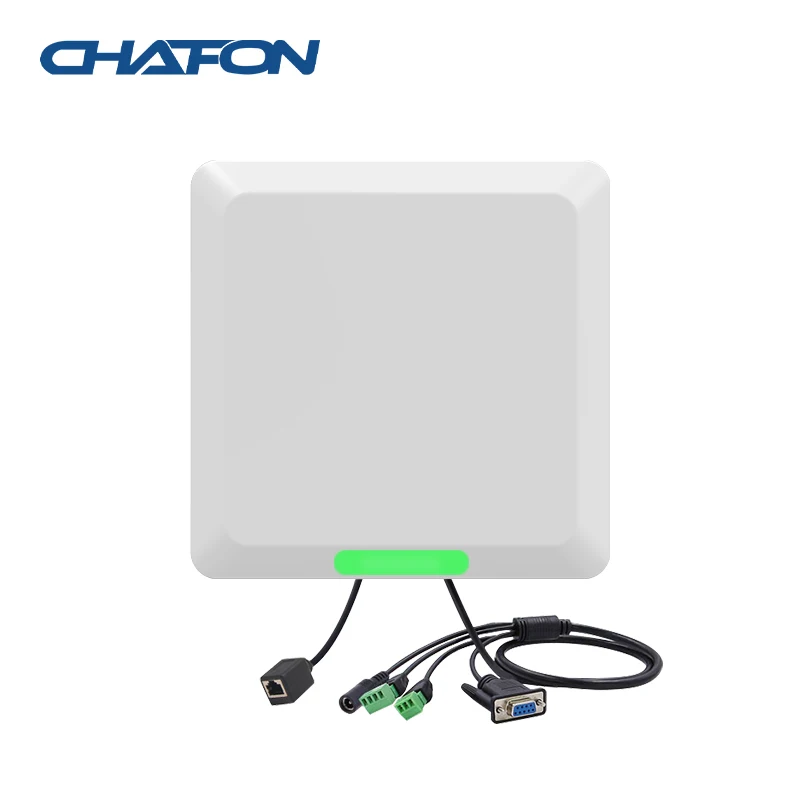 Chafon CF661 5-6M Uhf Rfid Prime Lezer Lange Afstand Ingebouwde 6dbi Antenne RS232 WG26 Relais Ethernet voor Voertuig Management