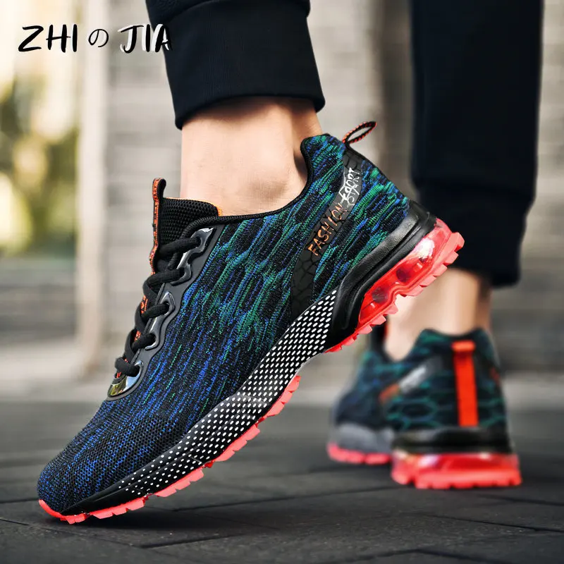 Marathon Ultra Light Air Cushion Running Shoes Men's Track Field Sports Training Sneaker Outdoor Fitness Footwear Large 39-48