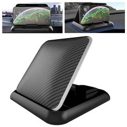 Anti-Slip Silicone Car Phone Holder, Universal Dashboard Mount, suporte ajustável Smartphone, Sucção Pad