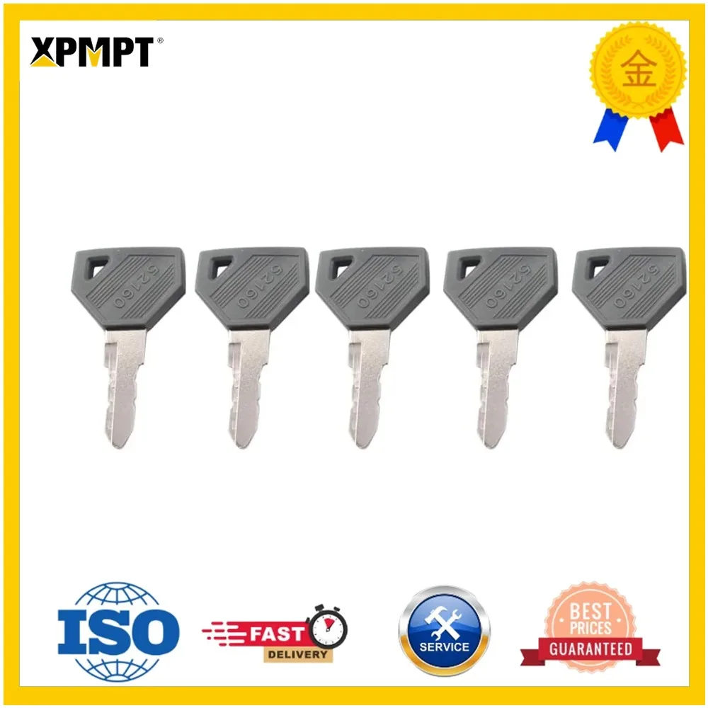 5PCS 52160 Key 301 Keys For Yanmar New Excavator Grader Dozer Grader Dozer VIO 15 17 18 20 22 27 30 40 35 50 55 65 80 ignition