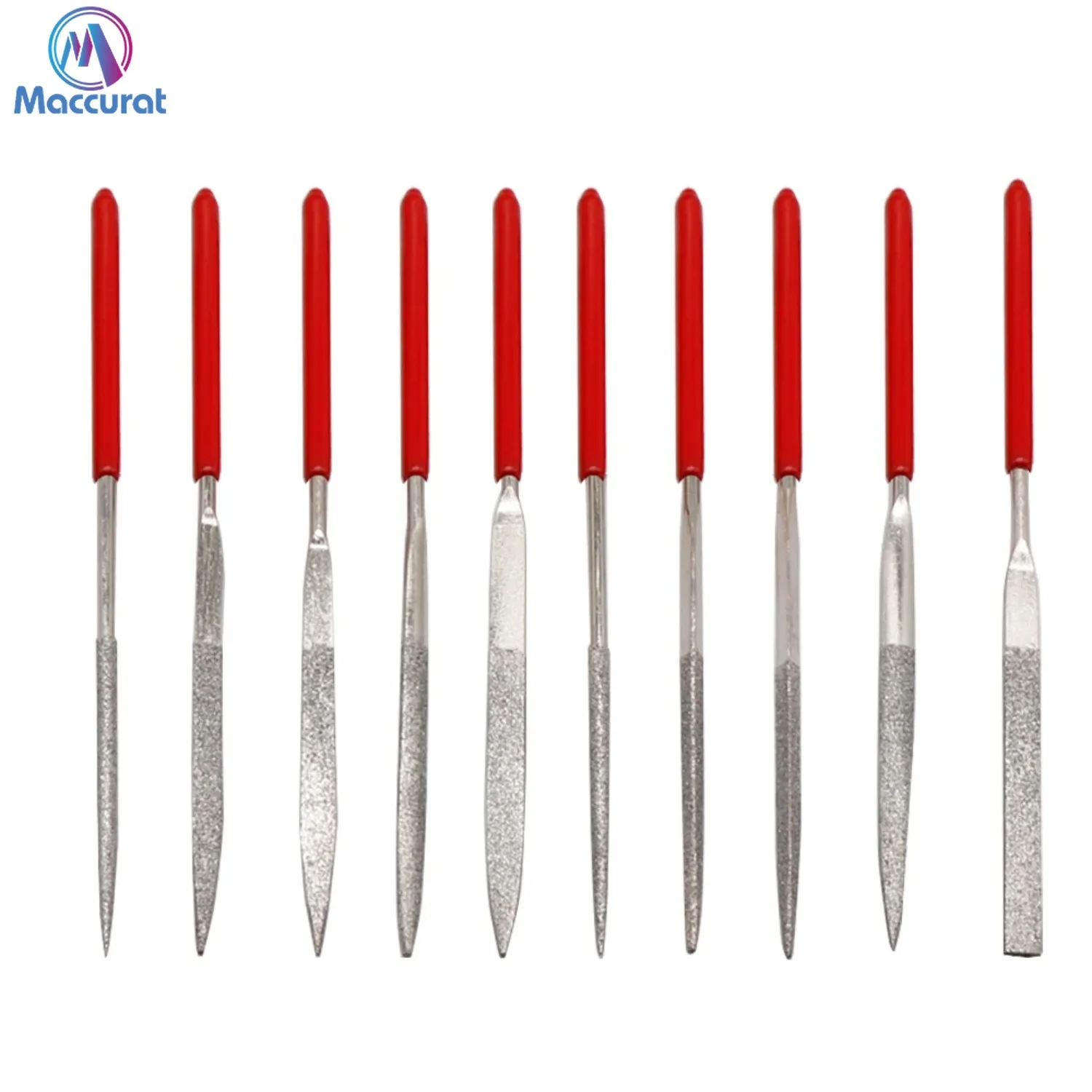 10Pcs Diamond Needle File Set 3D Printer Parts  For Metal Wood Ceramic Sharping Working Hand Carving Tool Model processing