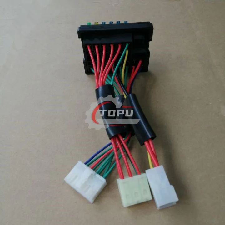 2510-1010 2510-1008 Fuse Box Wiring Harness for DH220 DH225 DH330 Excavator Parts