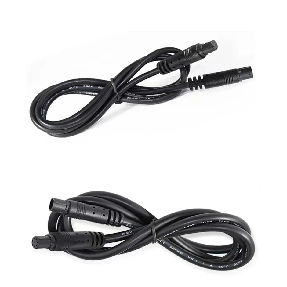 4-Pin أو 5-Pin كاميرا DVR للسيارة تمديد كابل 2 متر ذكر ل موصل سالب الحبل لكابل الكاميرا العكسية Dashcam