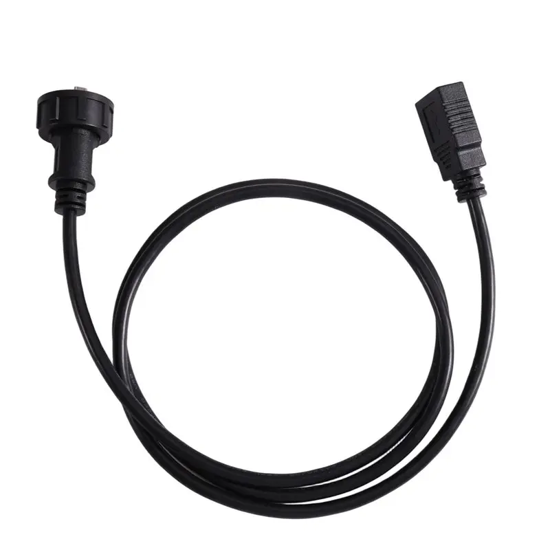 A97I-IP67 Rating USB 2.0 Male/Female Aviation Extension Cable PCB Soldering Board Socket