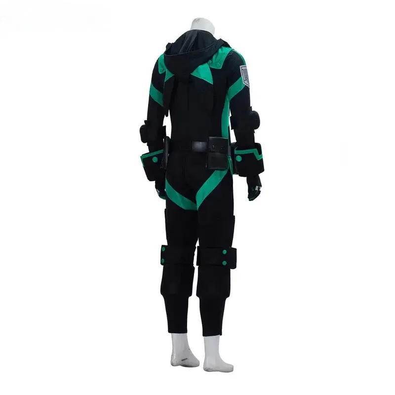أزياء My Academia World Heroes Mission Boku No Hero Academia Izuku Midoriya Deku التأثيرية بدلة المعركة السوداء؛ 8,k'5;h.
