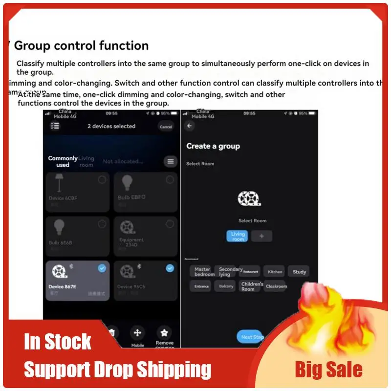 Лучшие предложения Светодиодный контроллер 44 клавиши Bluetooth с голосовой активацией Интеллектуальное затемнение Контроллер цветовой температуры полосы