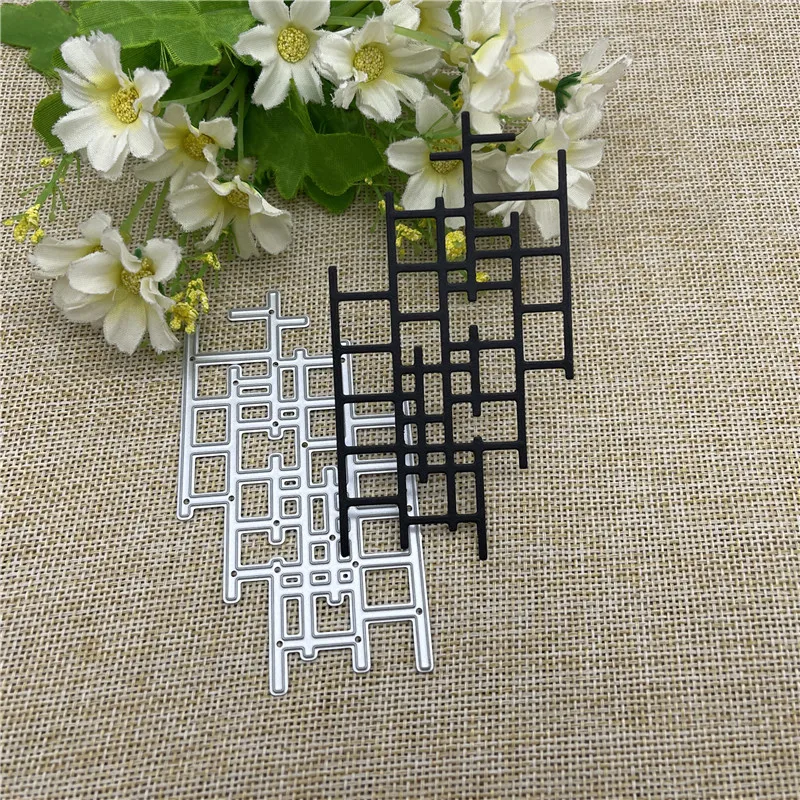 Block hollowing Frames background Metal Cutting Dies Stencils For DIY Scrapbooking Decorative Embossing Handcraft Template