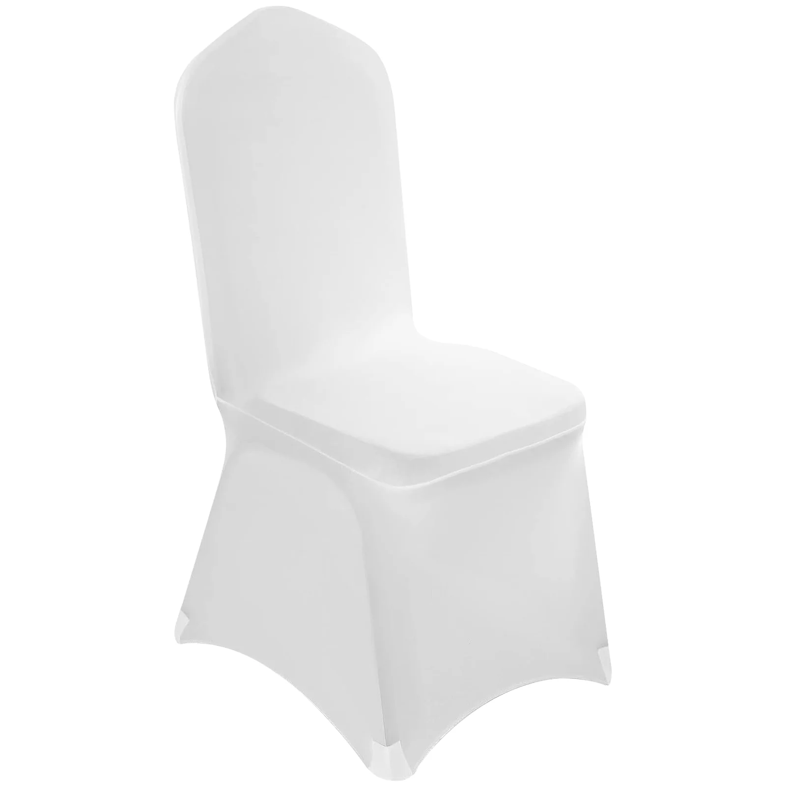 Housses de Chaises Blanches Polyester Spandex Mariages Fêtes Repas Banquets
