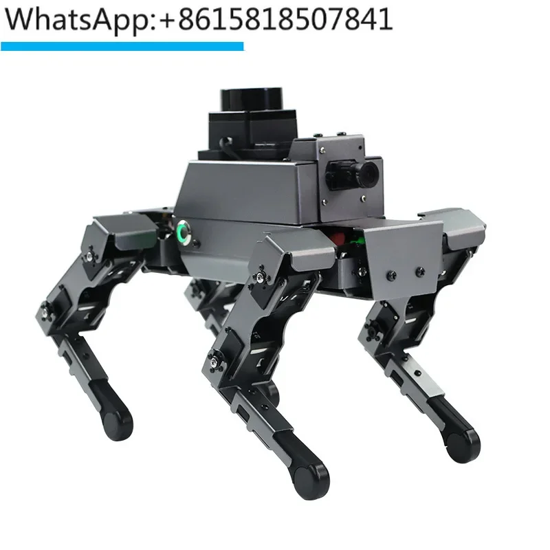 AI visual recognition quadruped robot dog biomimetic mechanical ROS mapping navigation SLAM Raspberry Pi 4B