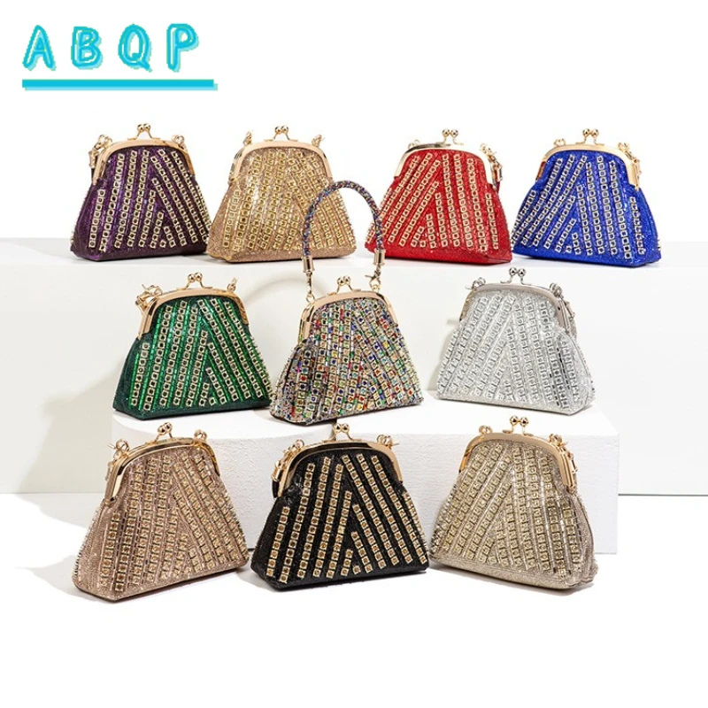 

Evening Women's Bag Luxury Brand Diamond-encrusted Sparkling Dinner Party Women's Handbag Fashion Shiny Evening Bag High Quality