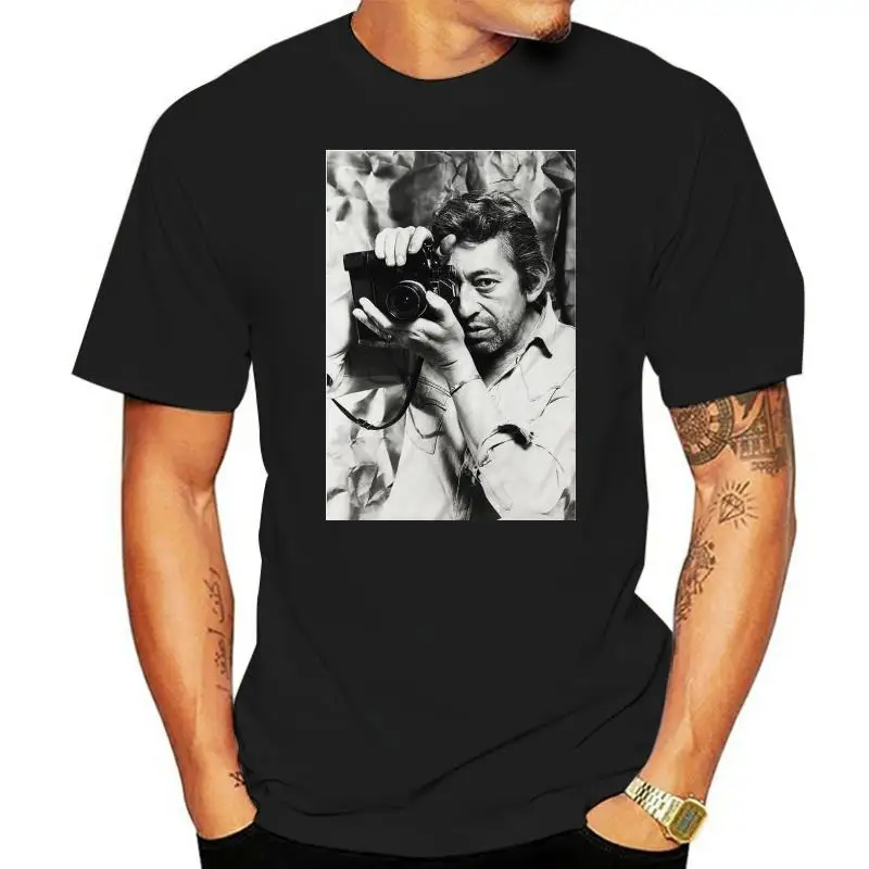 Serge Gainsbourg , Mens T Shirt, Designer, Summer Short Sleeve T Shirt Graphic Tee Shirt