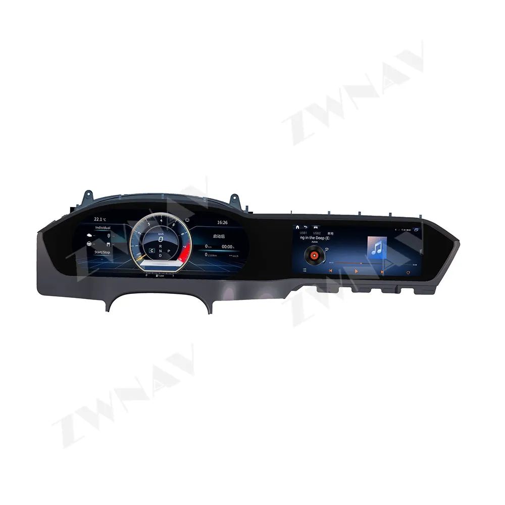 Radio Android Mercedes W204 12.3 cala z Wireless CarPlay i HD